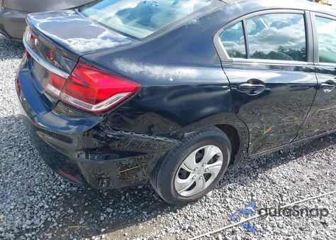2013 Honda Civic Lx z USA, uszkodzony, nr VIN 2HGFB2F52DH535627